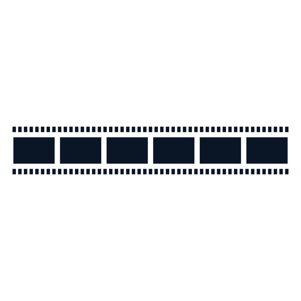 Film strip logo images vector