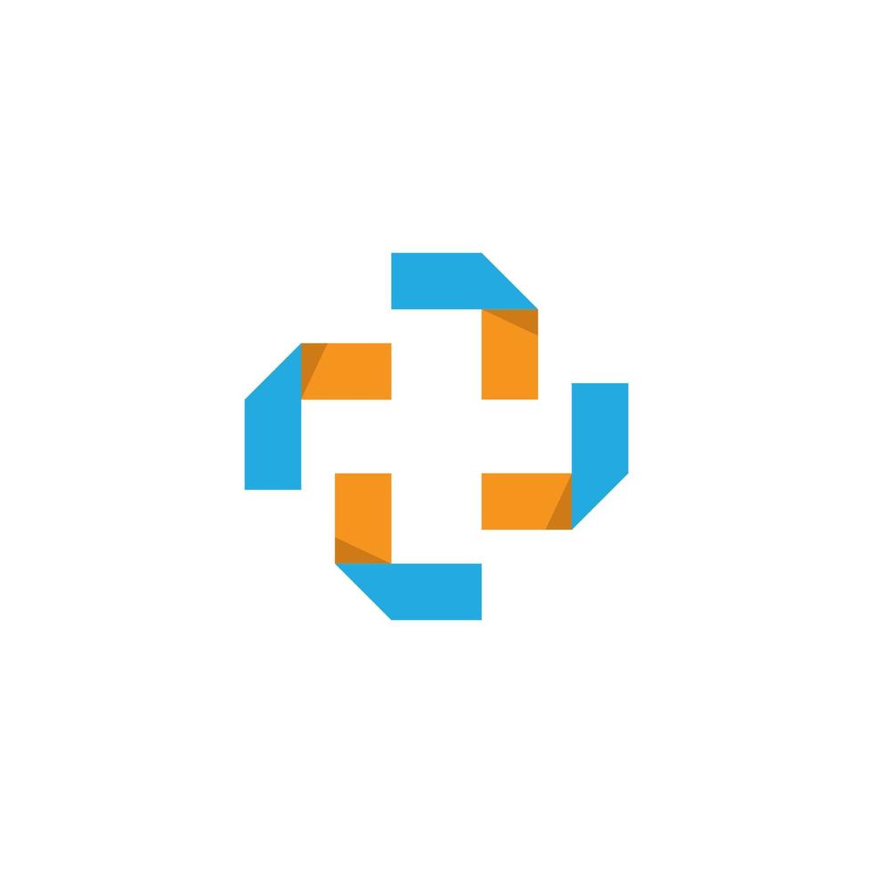 Medical cross vector icon