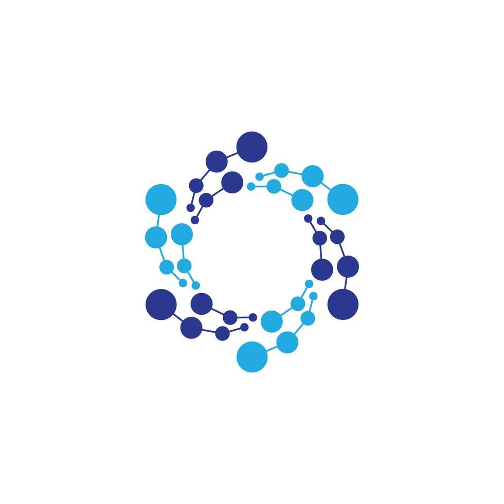 Molecule vector icon