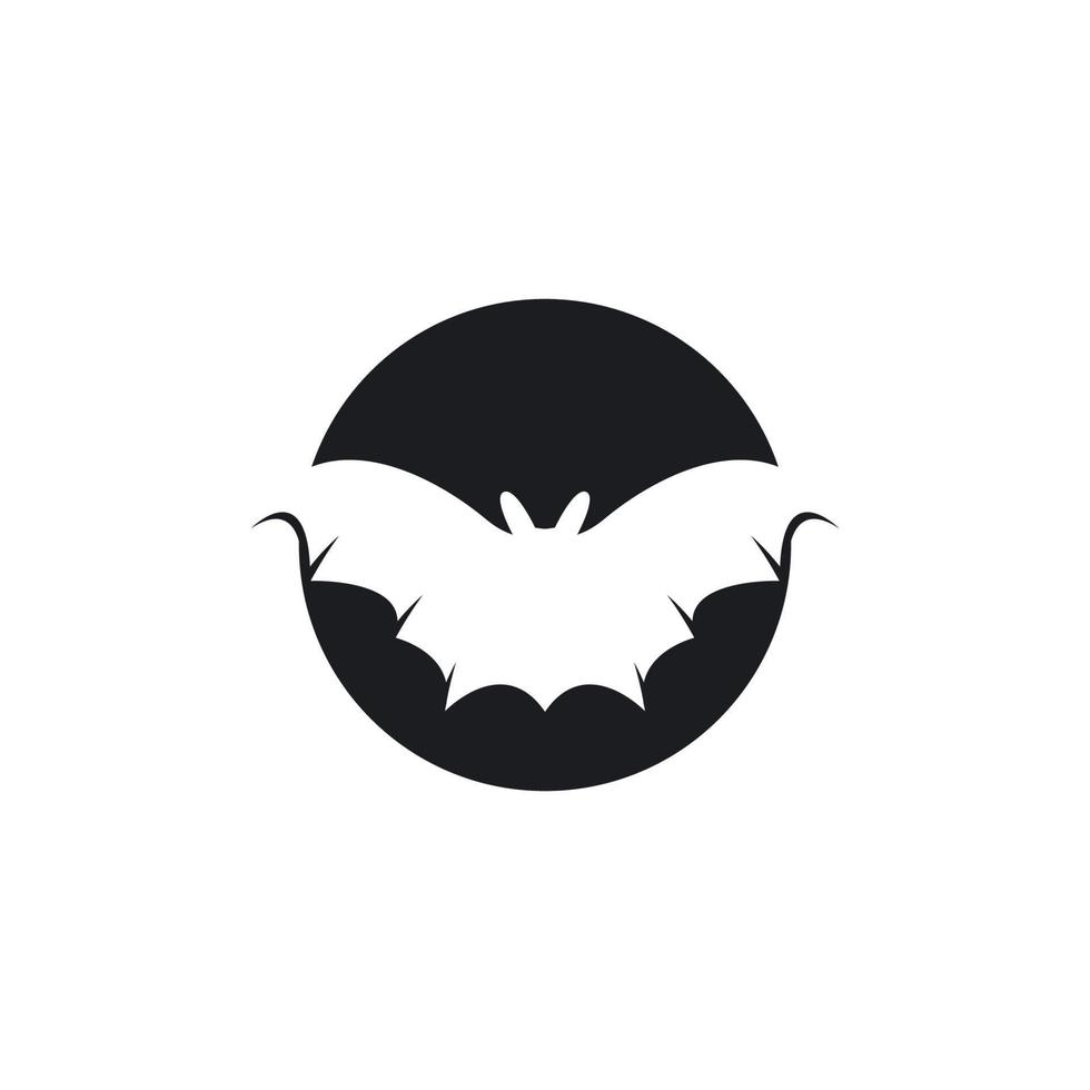 Bat logo template vector icon illustration