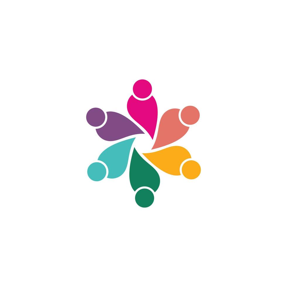 Community vector icon illustration design