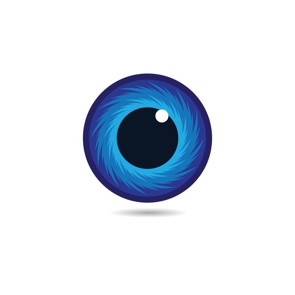 icono de vector de ojo