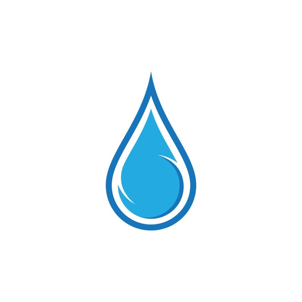 icono de vector de gota de agua