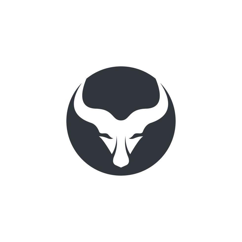 Bull head vector icon