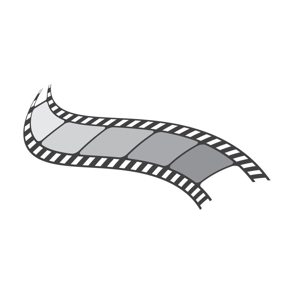 Filmstrip vector icon illustration