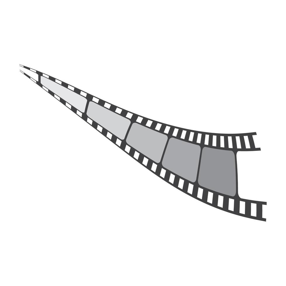 Filmstrip vector icon illustration