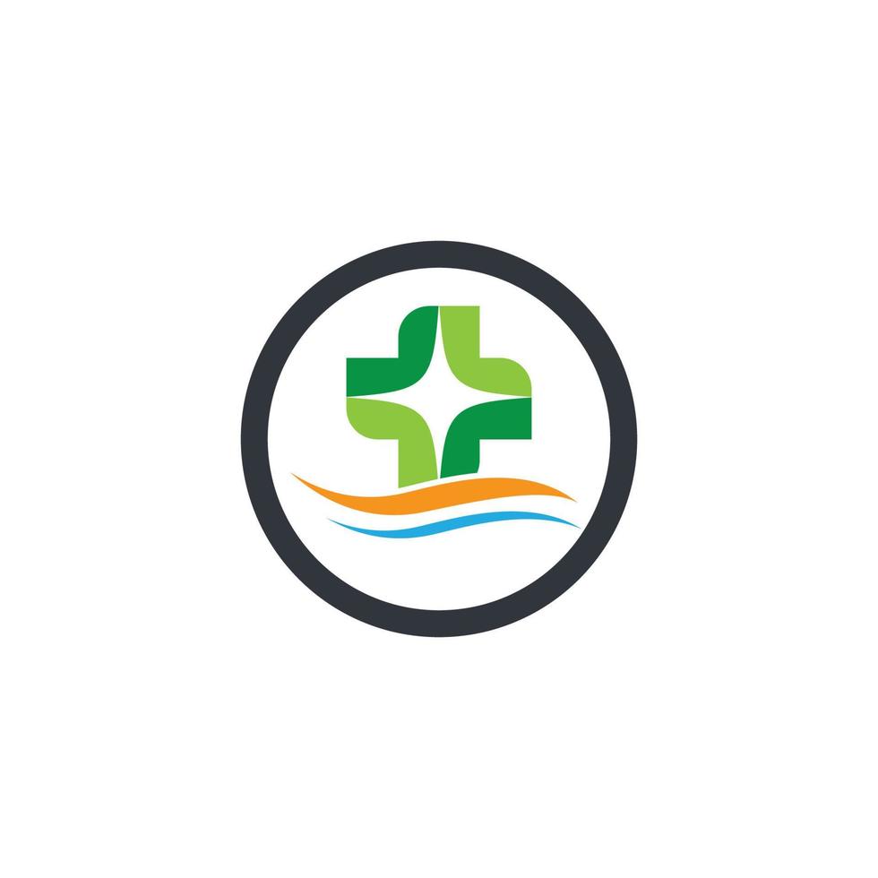 Medical cross vector icon