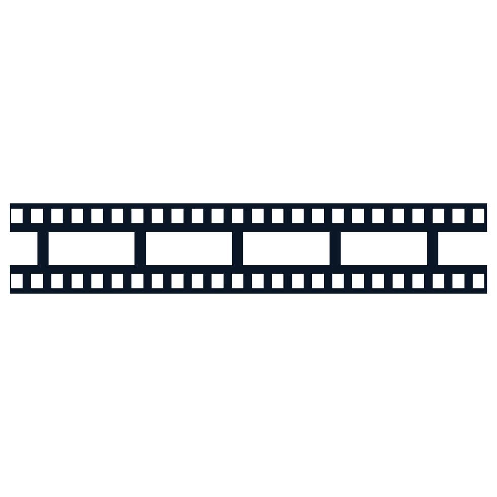 Film strip logo images vector