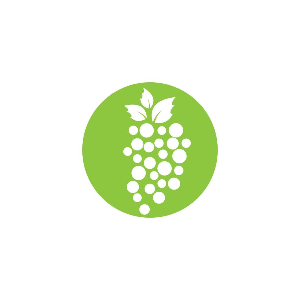 Grape vector icon illustration design