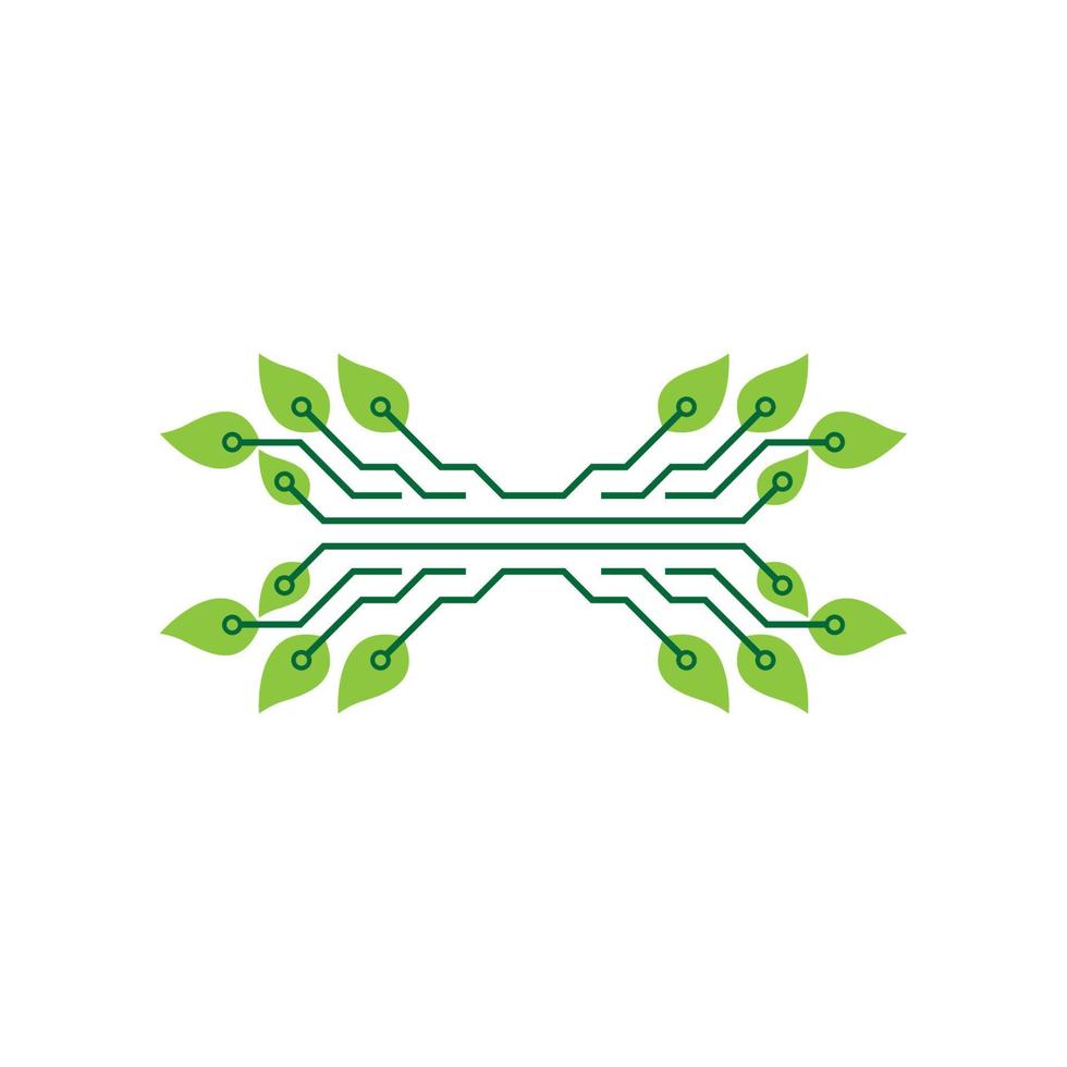 Green technology vector icon