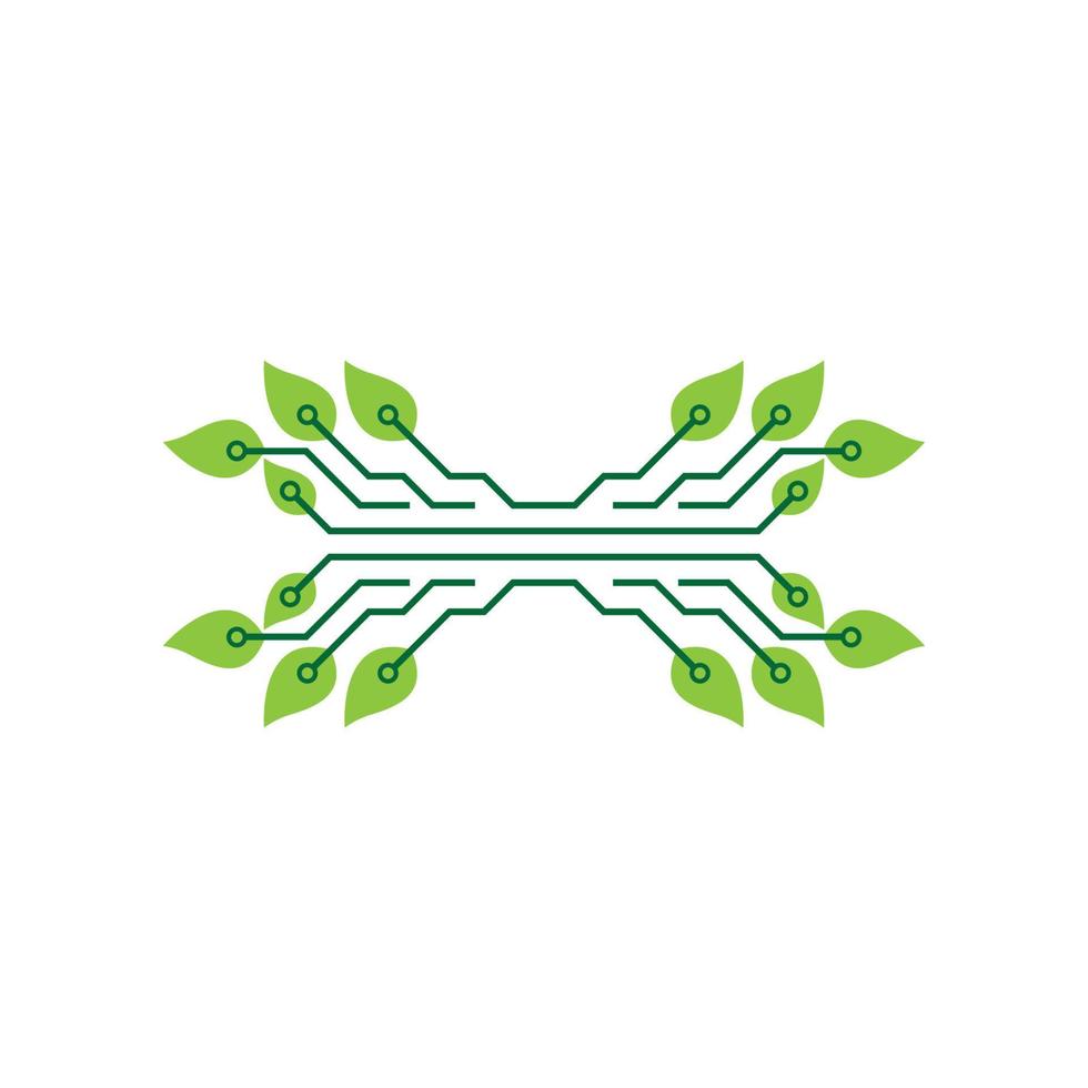 Green technology vector icon