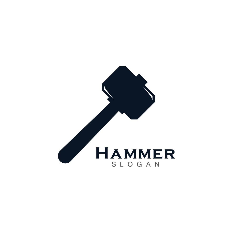Hammer symbol vector icon
