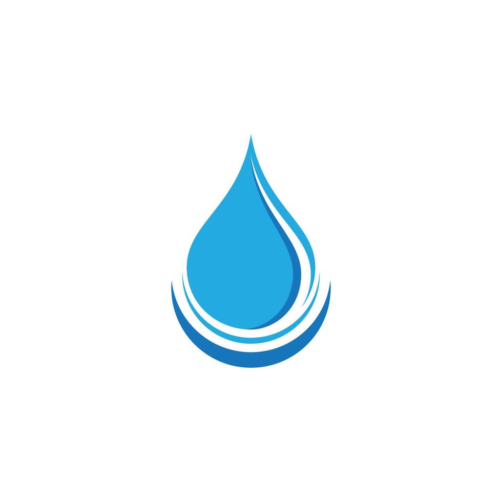 Water drop vector icon