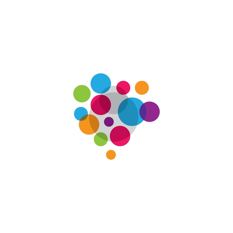 Bubble symbol illustration vector