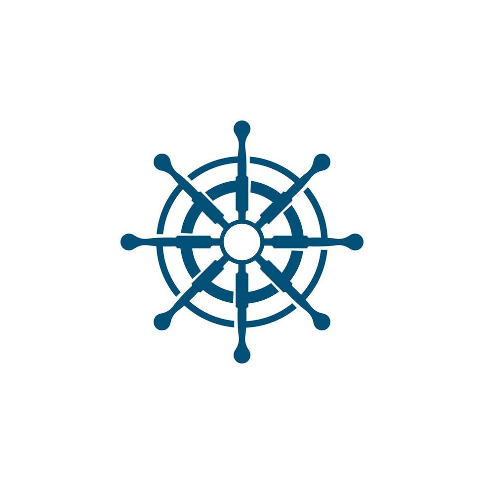 Steering ship vector icon