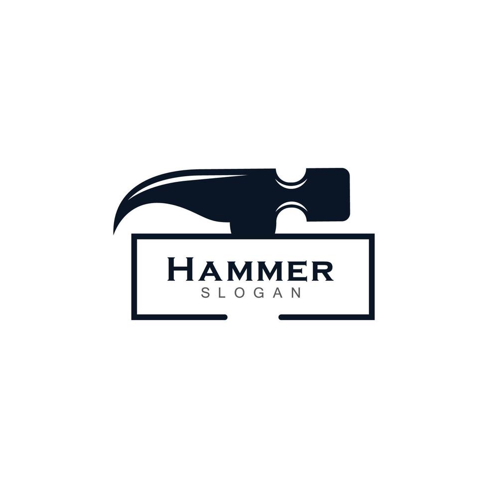 Hammer symbol vector icon