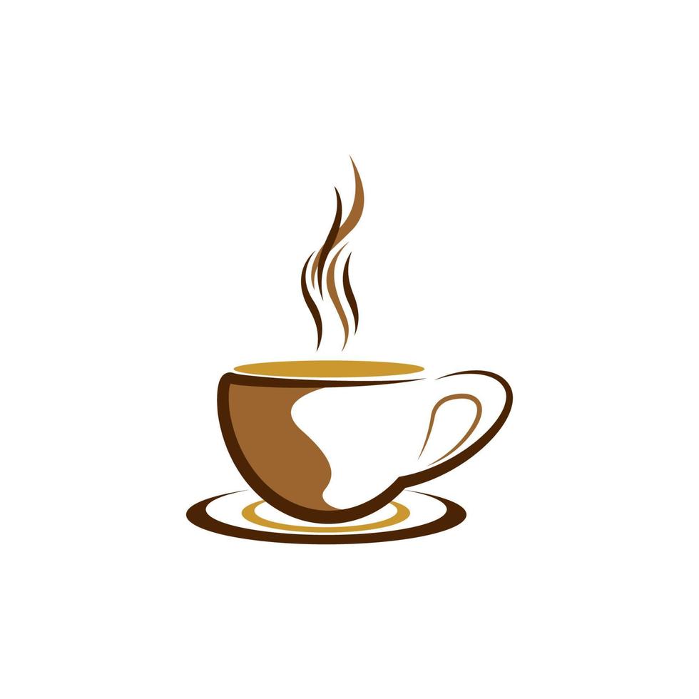 Coffee cup symbol vector icon