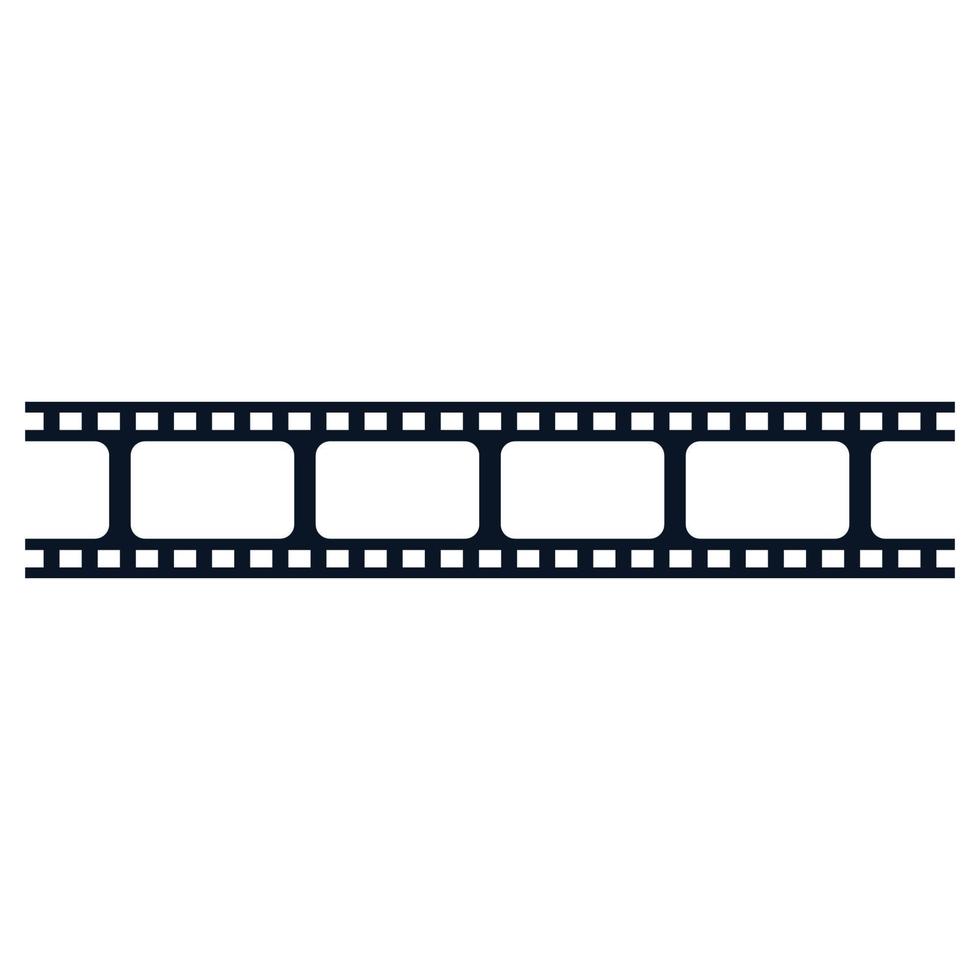 Film strip logo images vector