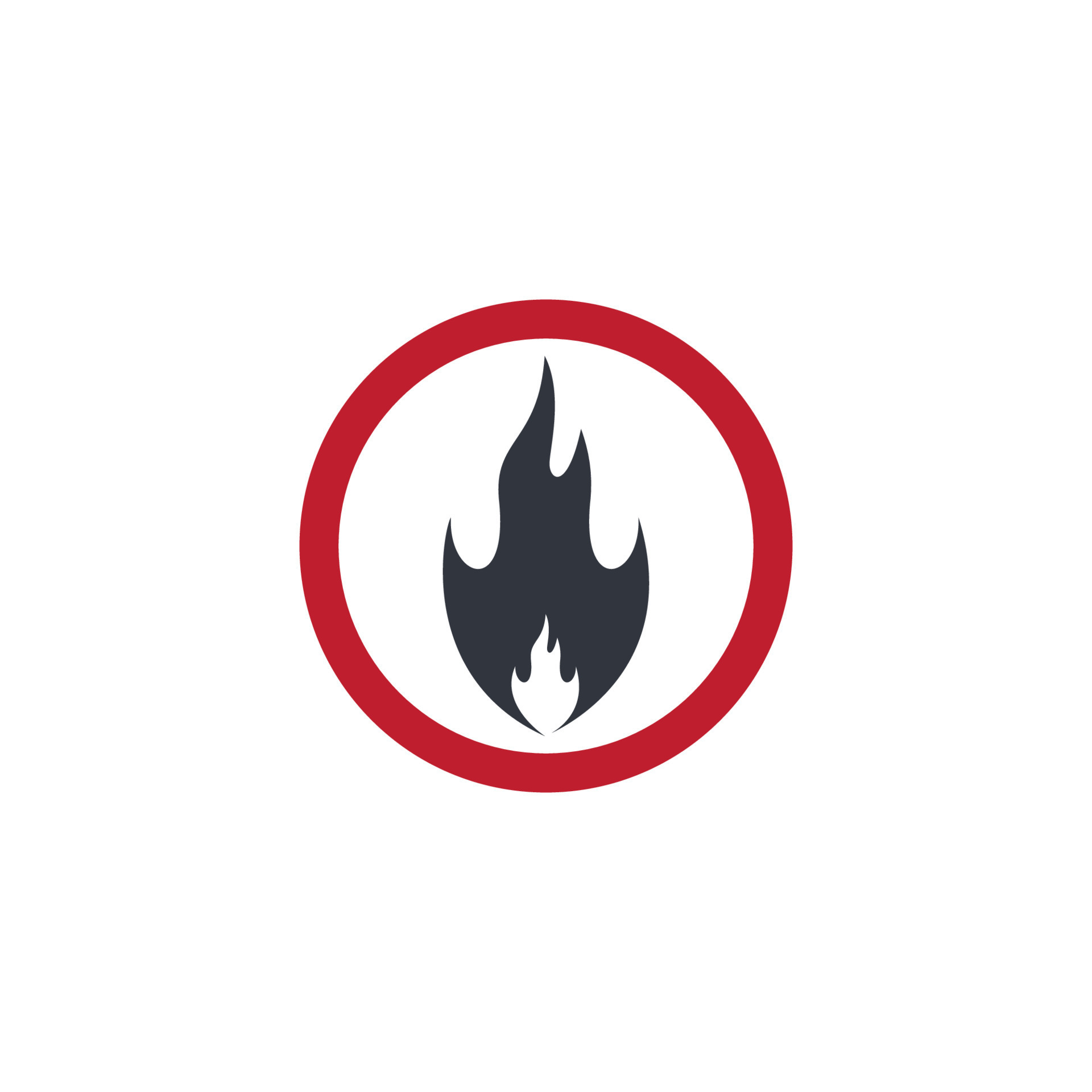 Pokemon - Fire Type Symbol Stencil