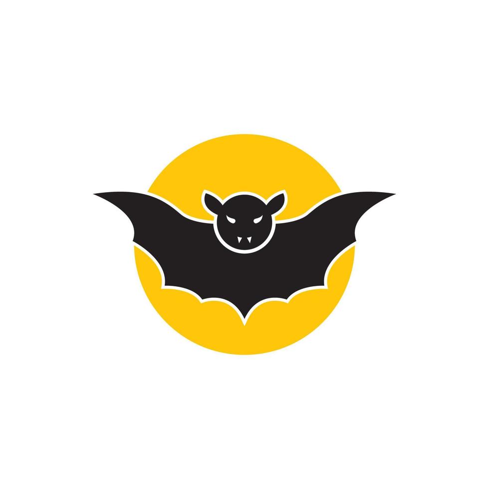 Bat vector icon illustration design