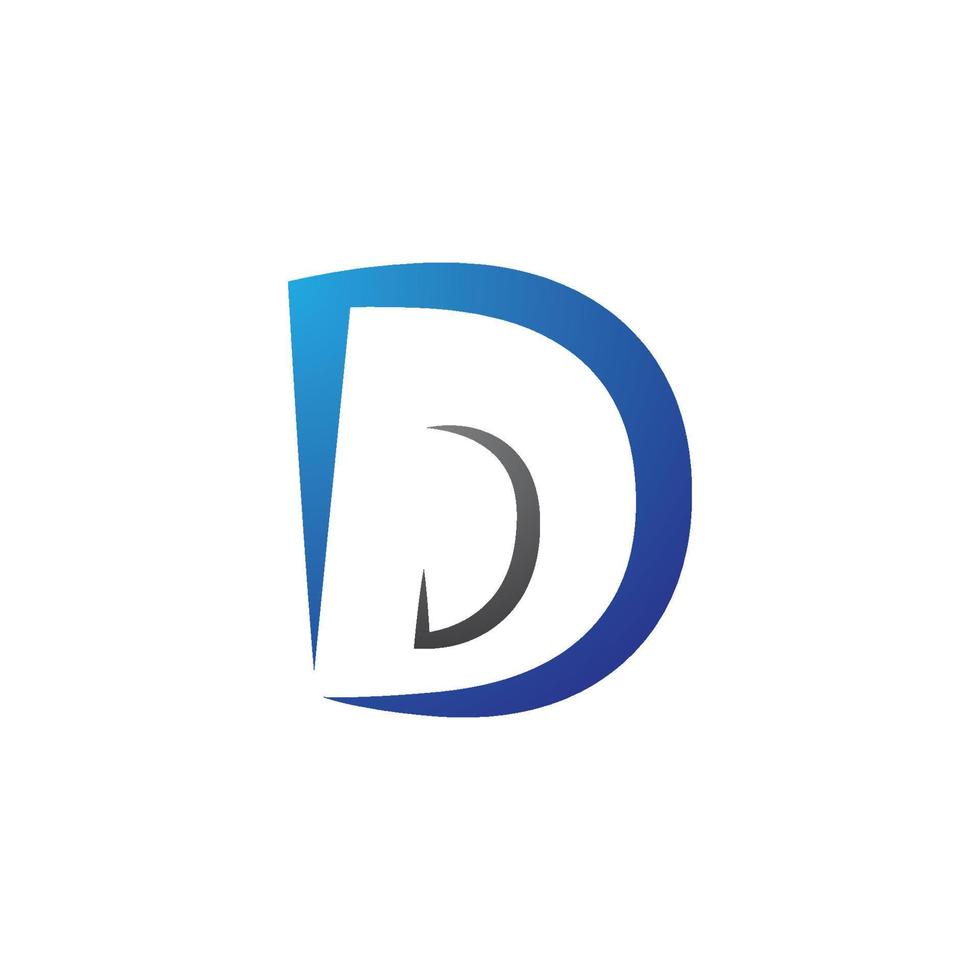 Letter d symbol illustration design vector