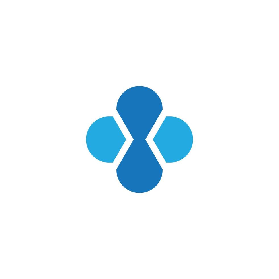 Medical cross vector icon
