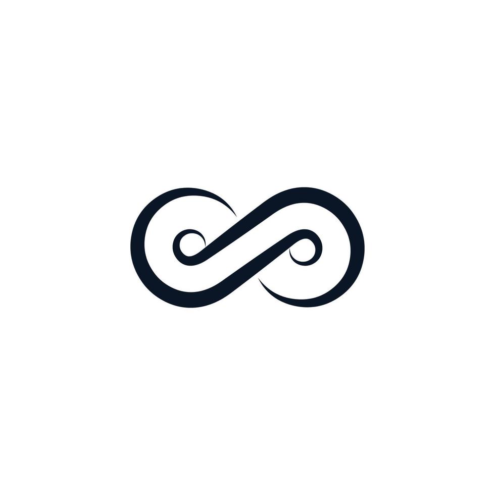 Infinity symbol vector icon