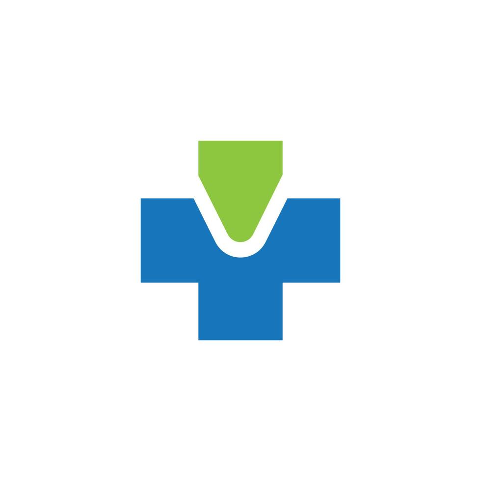 Medical cross vector icon