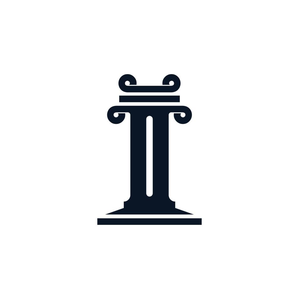 Pillar vector icon symbol illustration