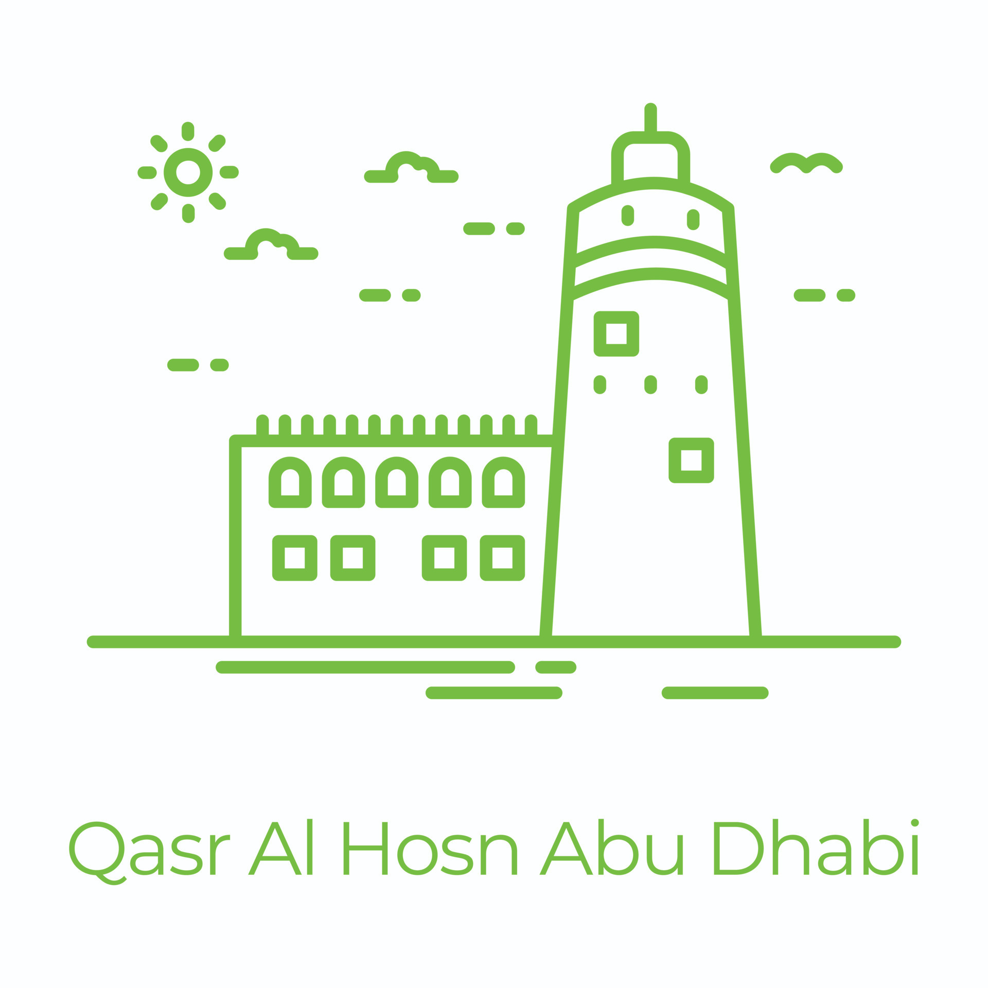 Qasr Al Hosn 14835035 Vector Art at Vecteezy