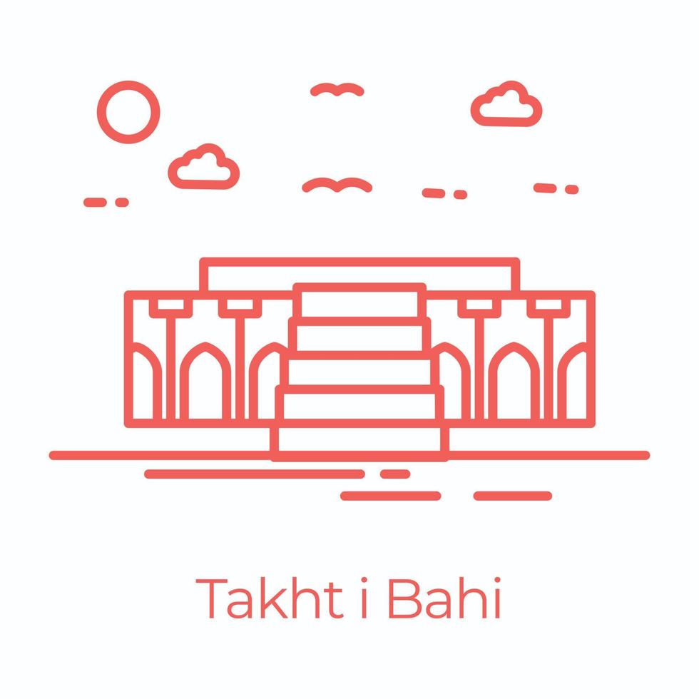 Takht i Bahi vector