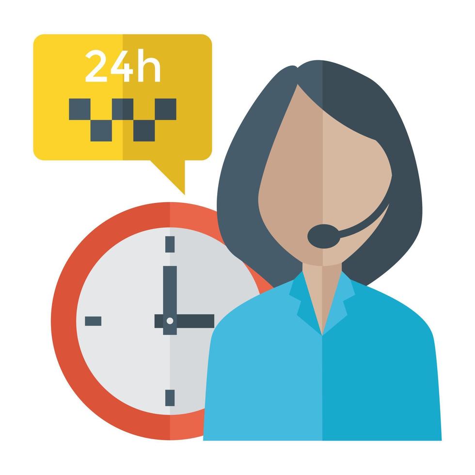 24 hour support 14835065 vector art at vecteezy