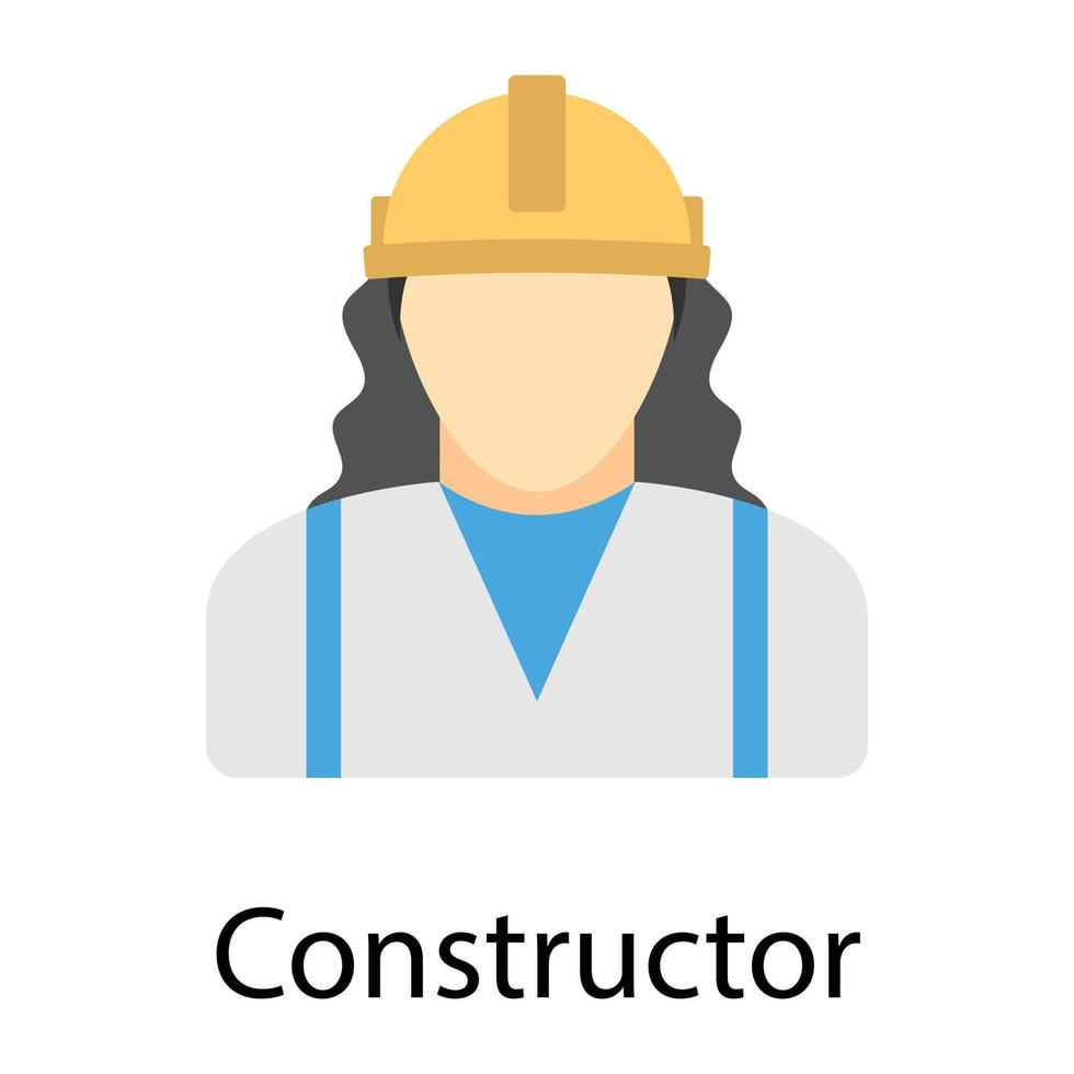 Trendy Constructor Concepts vector