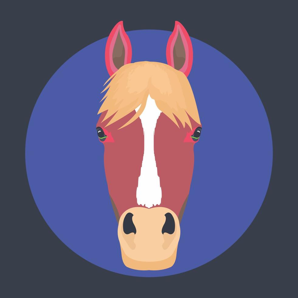 Trendy Horse Concepts vector