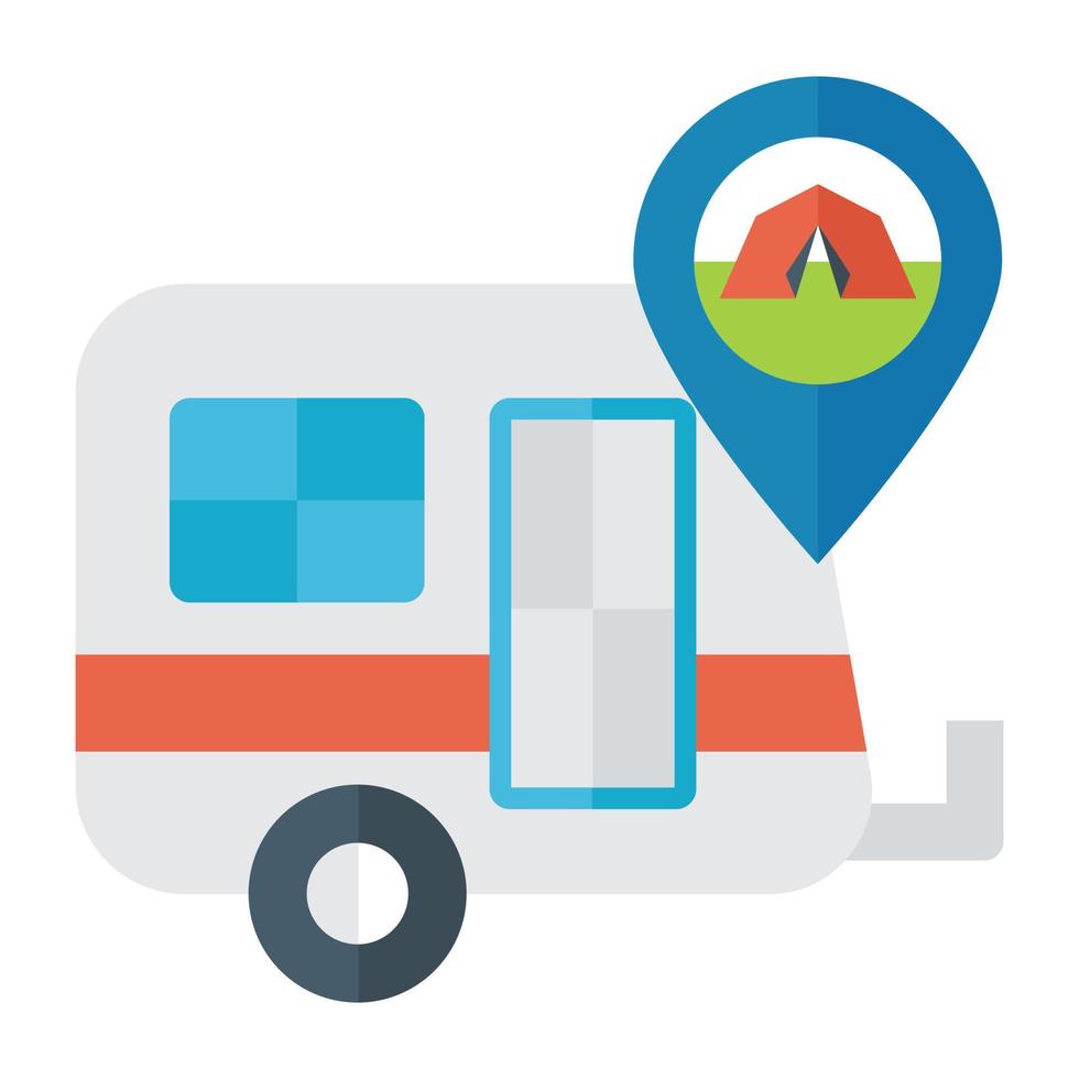 Trendy Volkswagen location vector