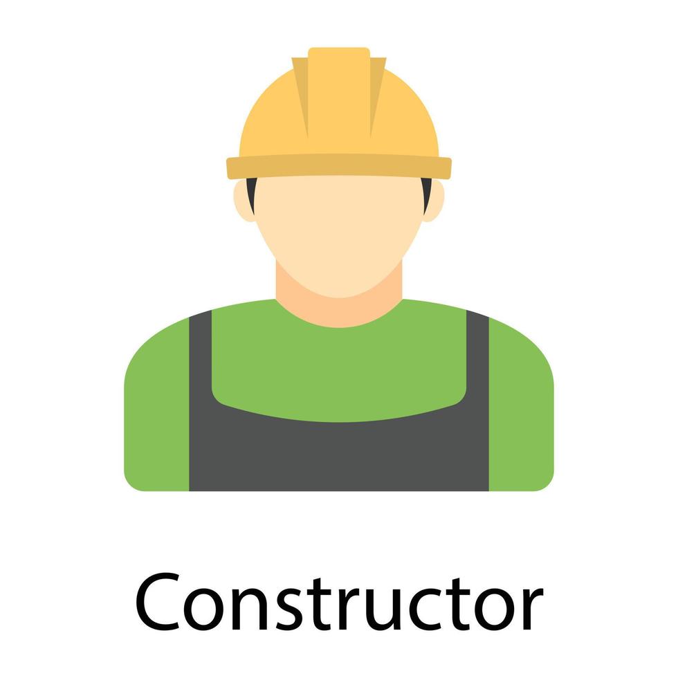 Trendy Constructor Concepts vector