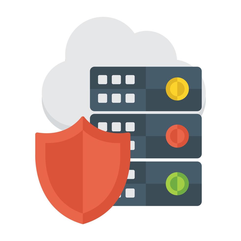 Trendy Data Safety vector