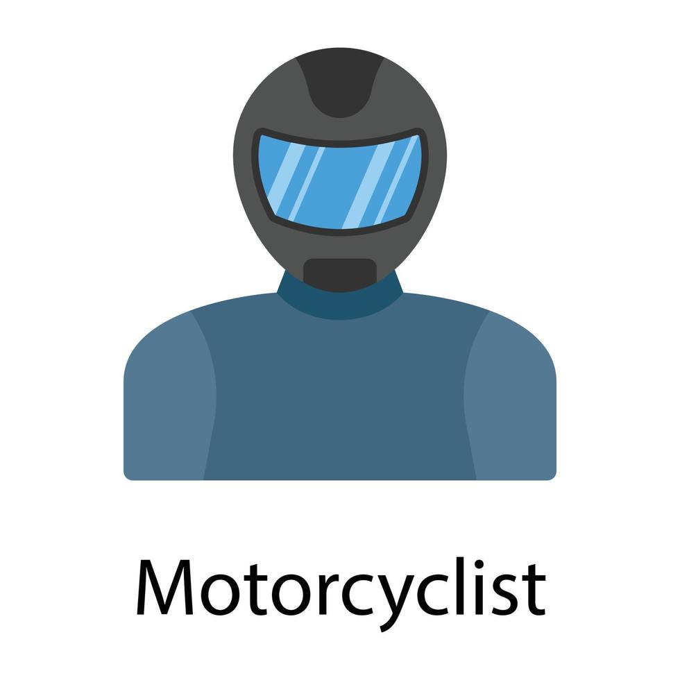 Trendy Motorcyclist Concepts vector