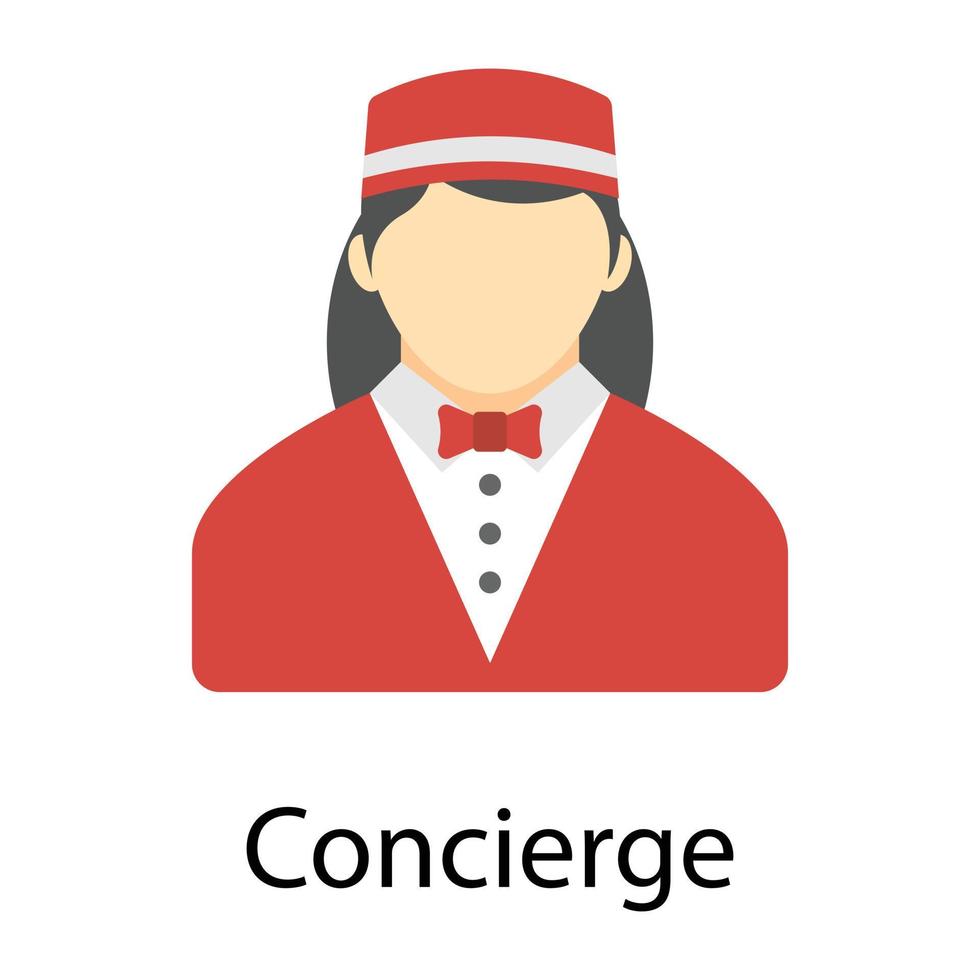 Trendy Concierge Concepts vector