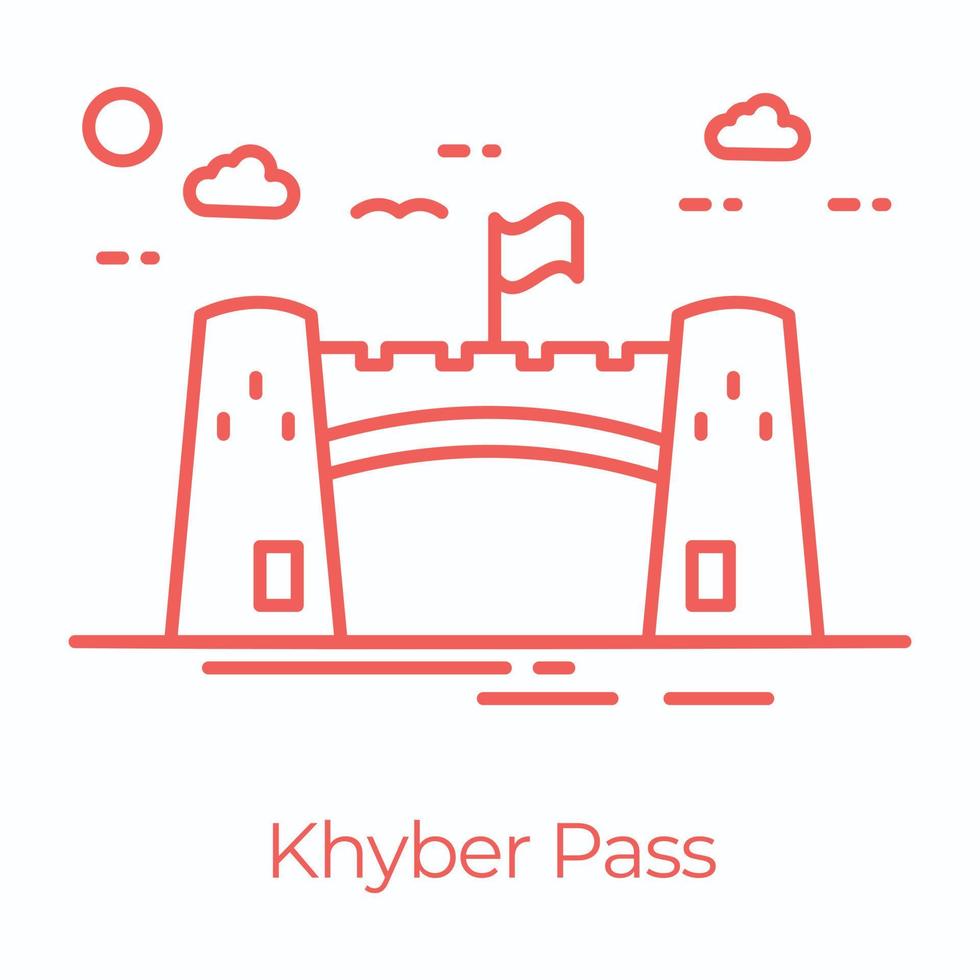 khyber pas de moda vector