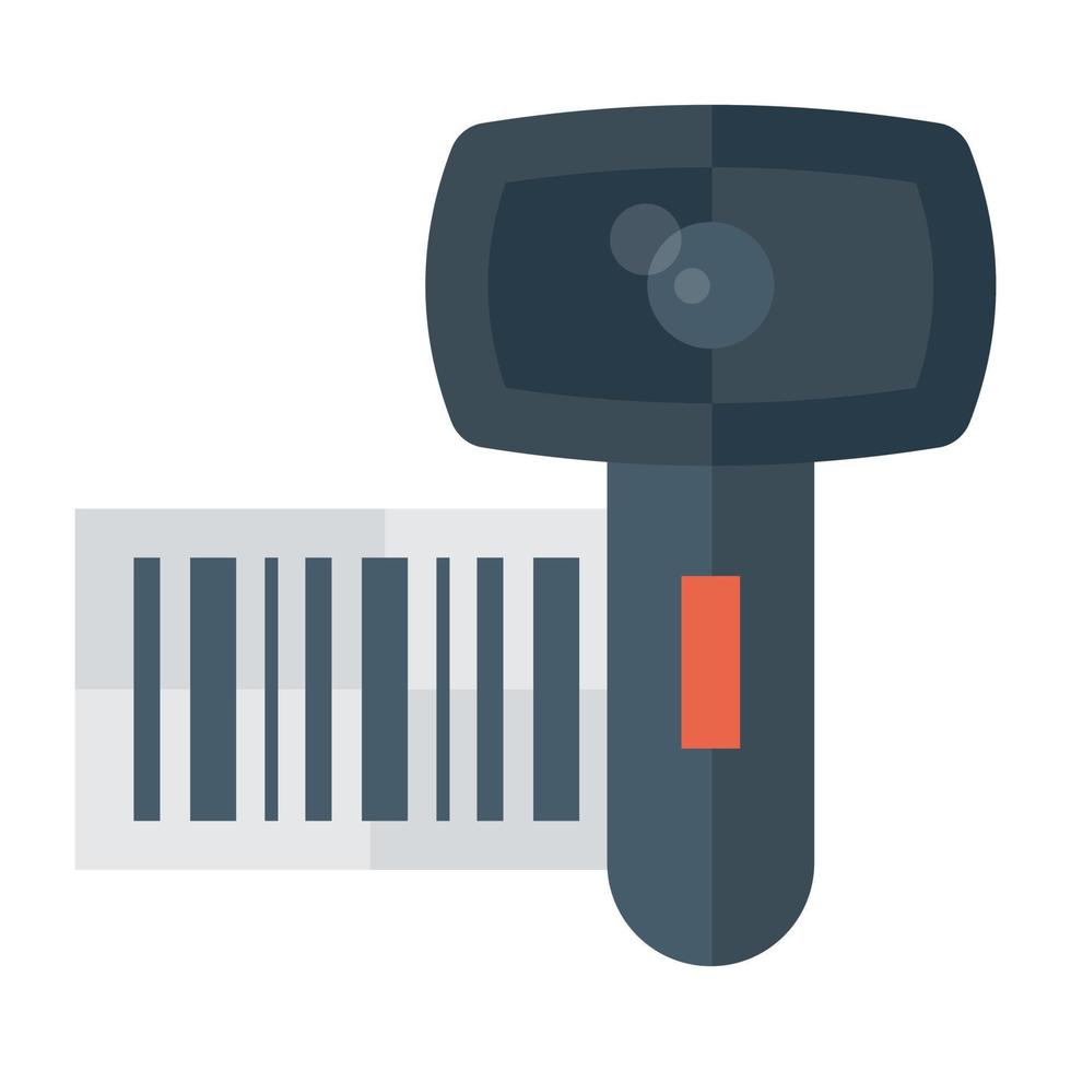 Trendy Barcode Reader vector