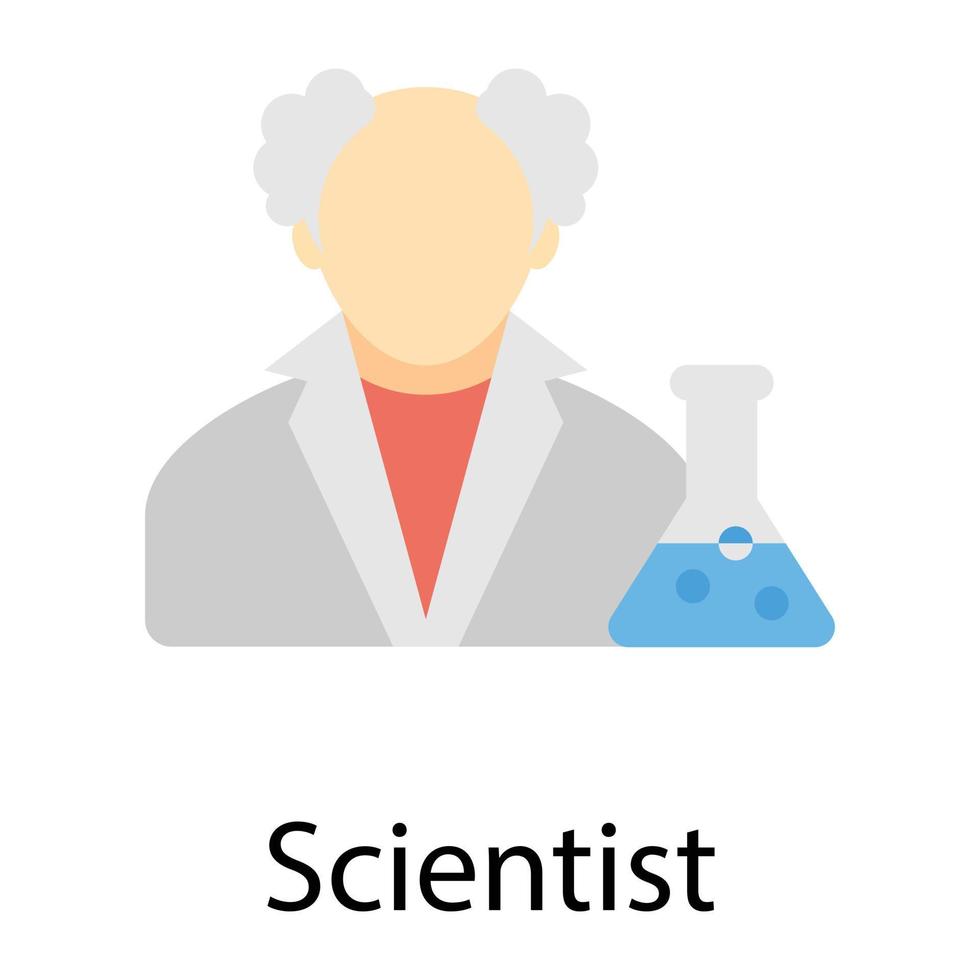 Trendy Scientist Concepts vector