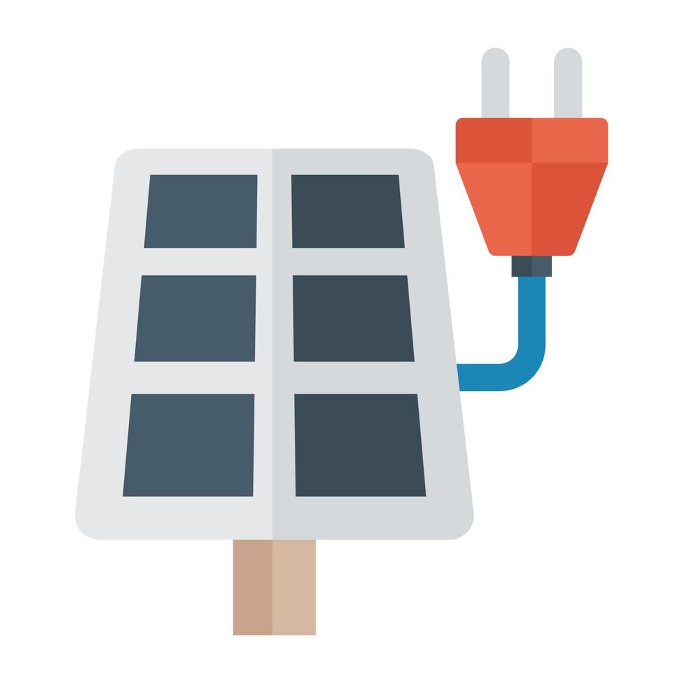 Trendy Solar Panel vector