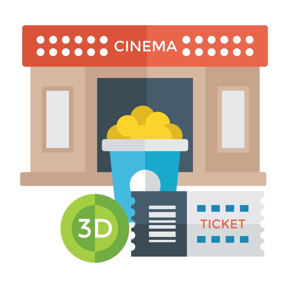 Trendy Cinema Conepts vector