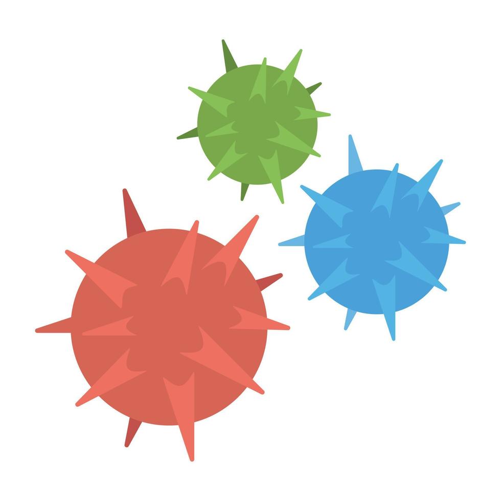 Trendy Influenza Concepts vector