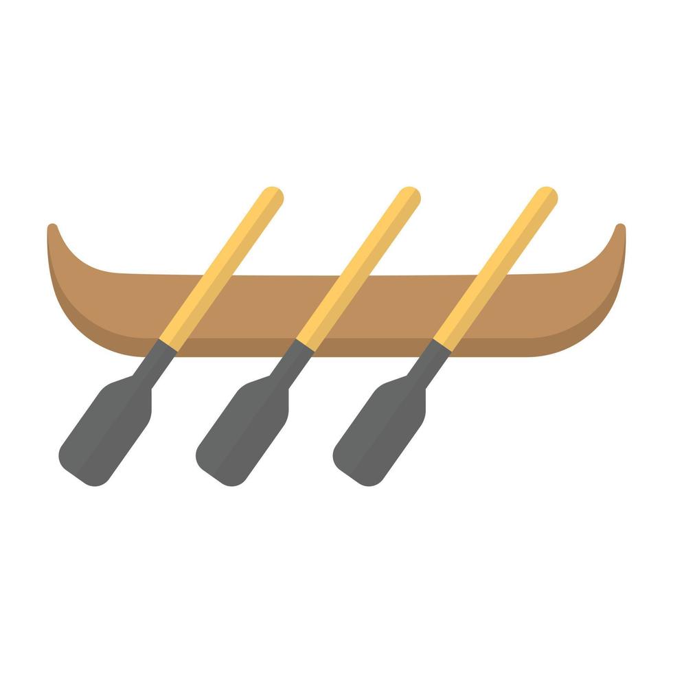 Trendy Boat Race vector