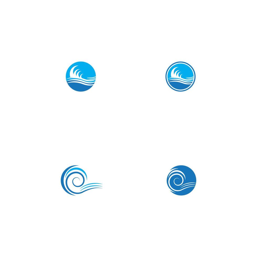 water wave icon vector illustration design