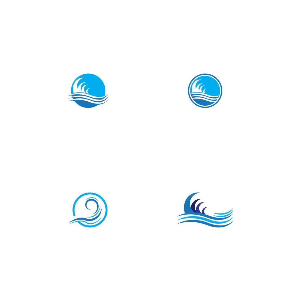 water wave icon vector illustration design