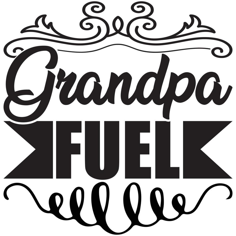 grandpa fuel design vector