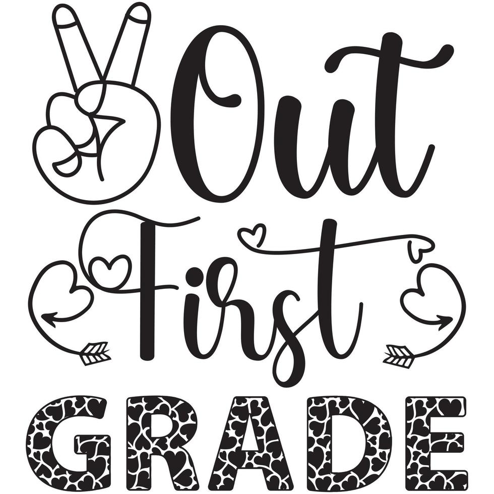 out first grade vector